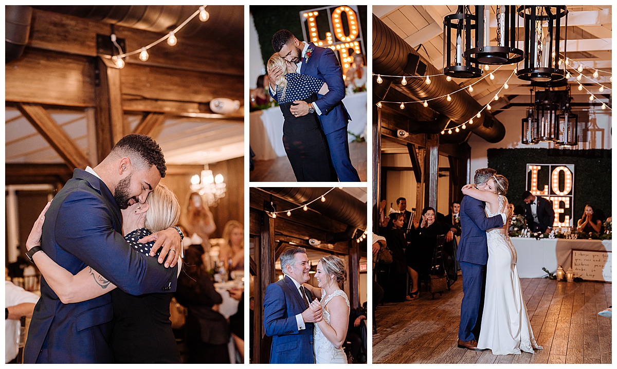 Mother-son dance at the Windmill Winery