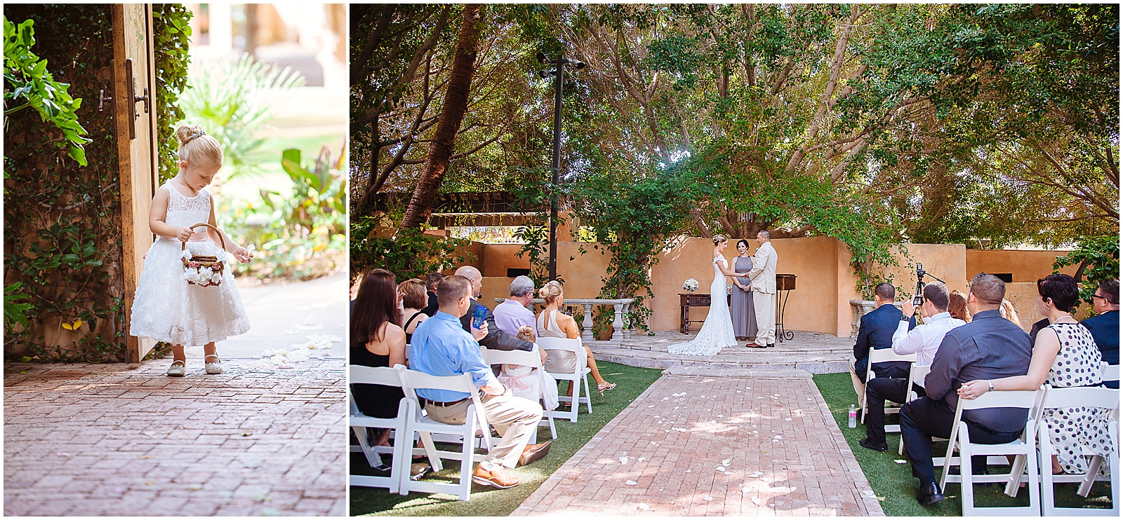 Royal Palms Wedding Ceremony, Alegria Garden, Camelback Mountain, 